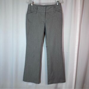 Vintage Tracy Evans Limited Flared Wide Leg Slacks Sz 7 Grey Pants Office EUC
